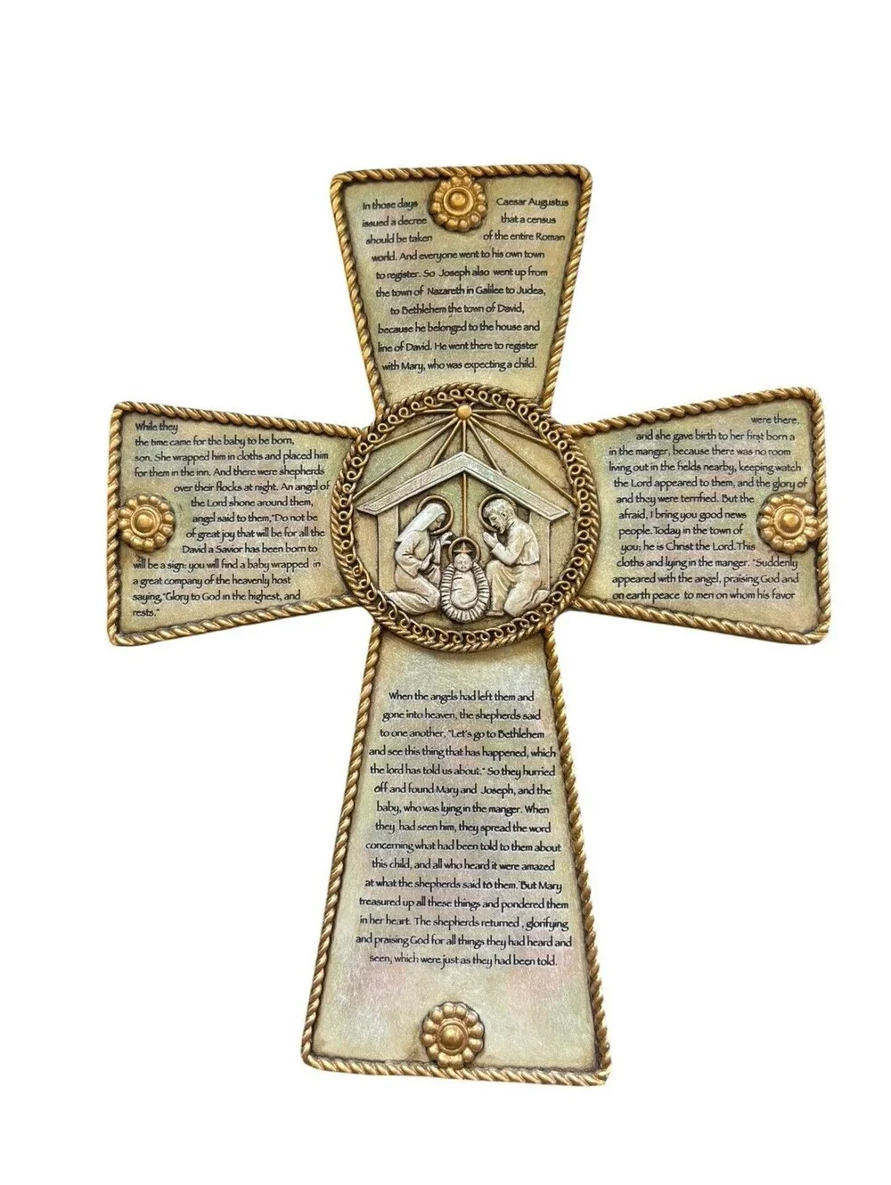 Christian Nativity Cross 